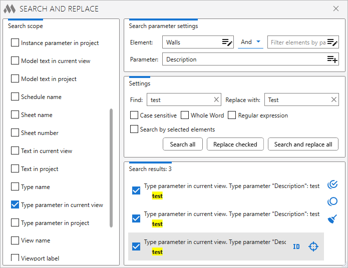 SearchInParameters en