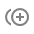 plus circle multiple outline (gray)